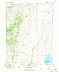 1968 Map of Neponset Reservoir NW, Rich County, UT — High-Res | Pastmaps
